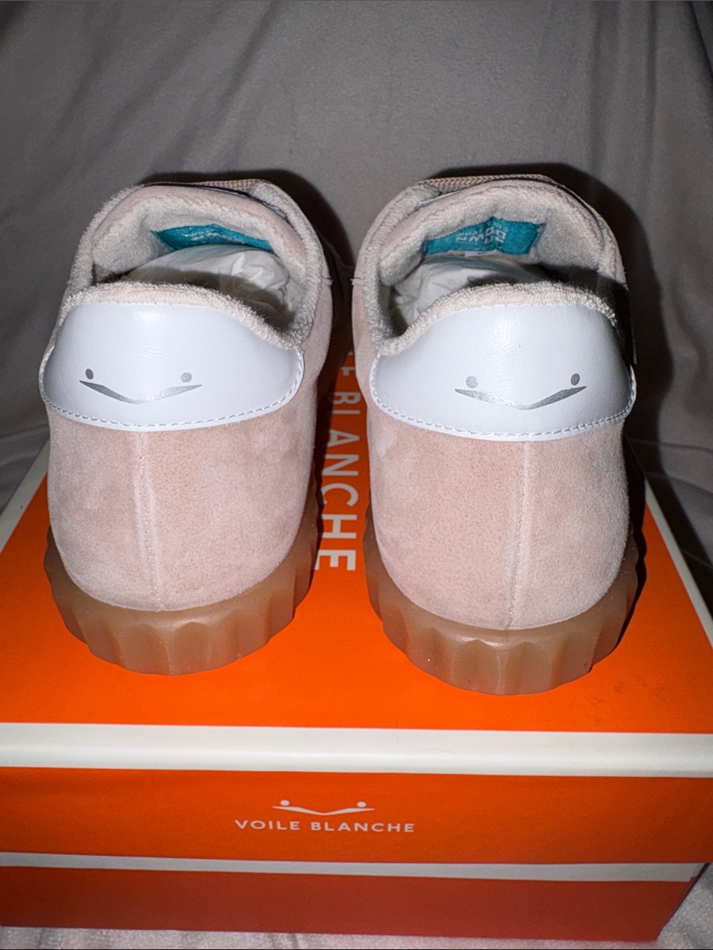 NWT VOILE BLANCHE INES Sneaker in Powder-White (Light Beige) - Picture 11 of 16